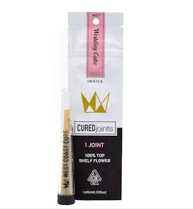 West Coast Cure - WEST COAST CURE: Wedding Cake 1g Pre-Roll (H)