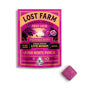 KIVA - Lost Farm Pomberry Kush Mints Punch Chew