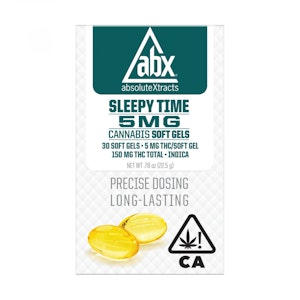 ABX - 5mg Sleepytime Softgels 30 Capsules 150mg