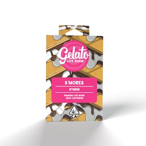 GELATO - Gelato - Live Resin - S'mores - Vape Cart - 1.0g