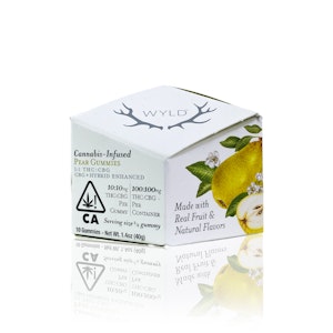 WYLD - WYLD - Edible - Pear - 1:1 - THC:CBG - Gummies - 100MG