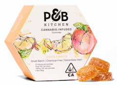 P&B Kitchen - Sour Peach Gummies 100mg