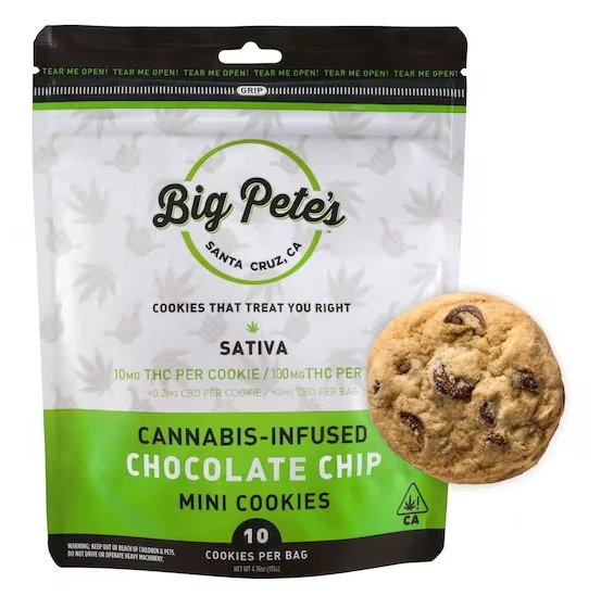 Big Pete's Treats - [Big Pete's] THC Cookies - 100mg - Chocolate Chip (S) Main Image