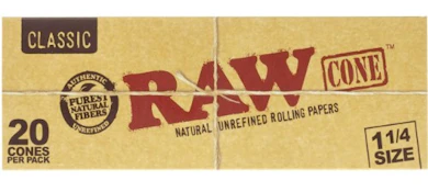 RAW Classic 1 1/4" Cones 20pk PD #49639