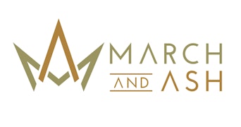 March And Ash - Re-Stash Jar Gold Crown Logo w/ Divider