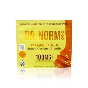 DR. NORM'S - DR. NORM'S - Edible - Salted Caramel Blondie - 100MG 