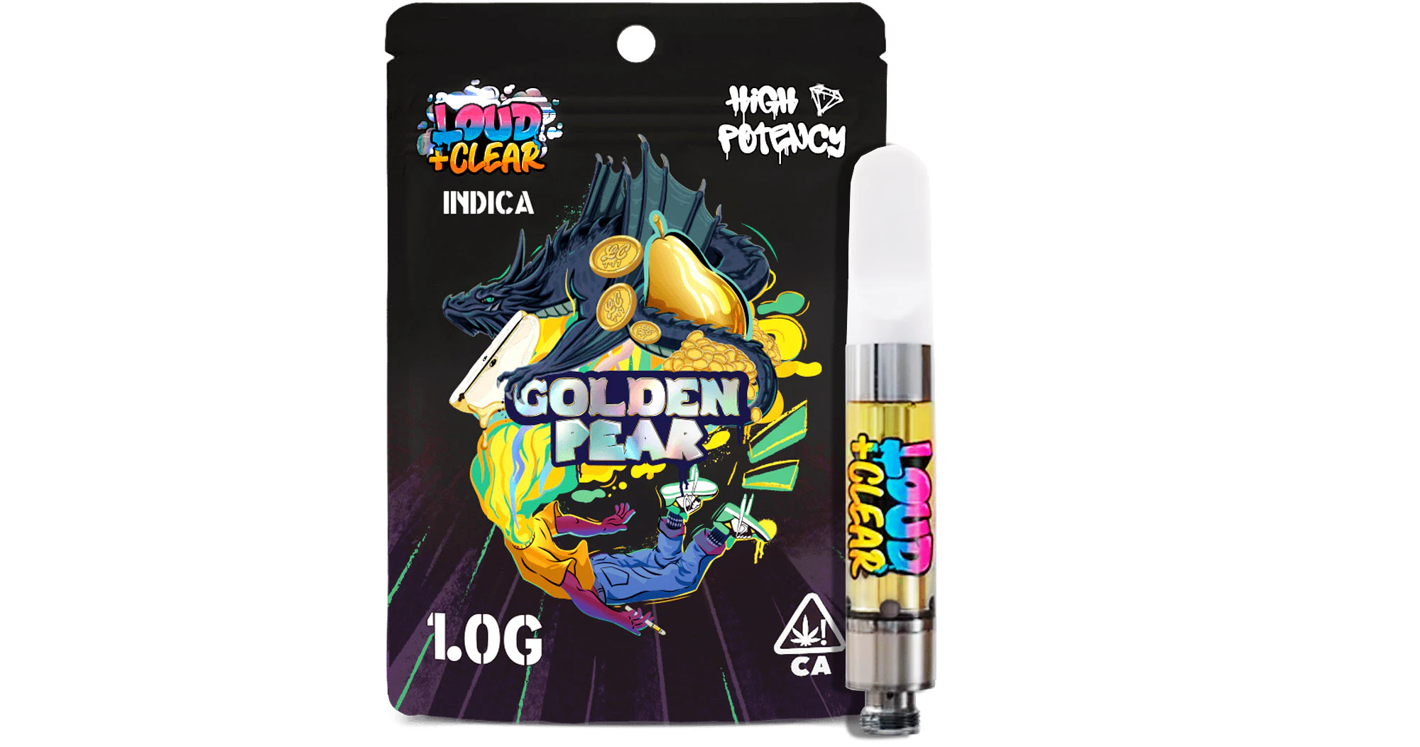 Loud+Clear - Loud + Clear - Golden Pear High Potency Cartridge - 1g Main Image