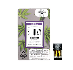 STIIIZY - STIIIZY - Biscotti Pod - 1.0g