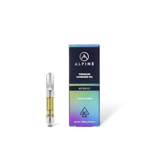 ALPINE VAPOR - Alpine - 1050mg - Super Silver Haze 86%