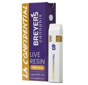 Breyer's Cannabis - Breyer's Cannabis - LA Confidential - Live Resin Infused 1g AIO