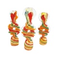 4" Chillum - Rasta Donut Style