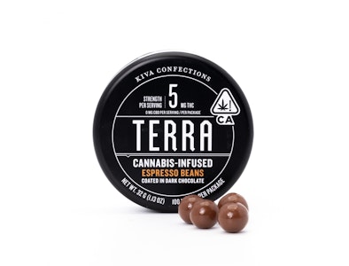Terra Bites - Terra Bites Dark Chocolate Espresso Beans 100mg