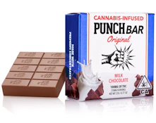 MILK CHOCOLATE PUNCH BAR - 100 MILLIGRAMS