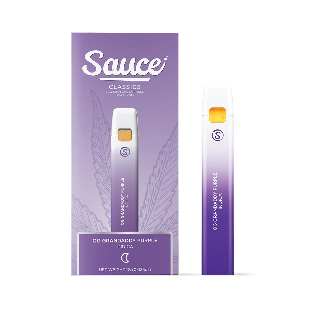 Sauce. - SAUCE | OG GRANDADDY PURP - AIO | CARTRIDGE | 1G Main Image