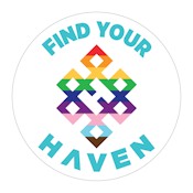 Accessory - Haven - Find Your Haven Pride Sticker