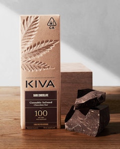 Kiva Confections - Kiva 100mg | Dark Chocolate Bar