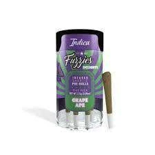Fuzzies - Fuzzies Delights Grape Ape Infused 5-Pack Pre-Roll 2.5g Main Image