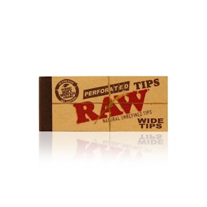 TROPICANNA - RAW - Accessories - Perforated Wide Tips - 50-Count