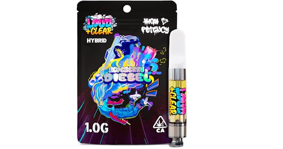 Loud+Clear - Loud + Clear - Blueberry Diesel High Potency Cartridge - 1g