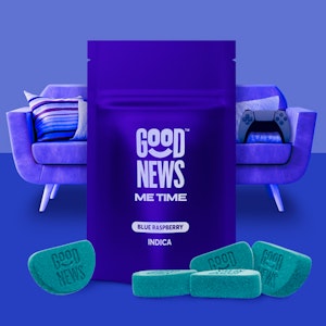 GOOD NEWS - Good News | 10pk Gummies | Me Time Blue Raspberry  | 100mg
