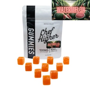 CHEF FOR HIGHER - Chef For Higher - Watermelon - 100MG - Hybrid - Edible Gummies