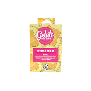 GELATO - Gelato - Live Resin - French Toast - Vape Cart - 1.0g
