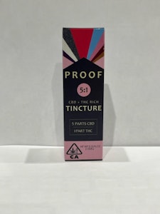 PROOF - 5:1 CBD:THC Rich 360mg 15ml Tincture - Proof
