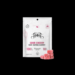 HEAVY HITTERS - [Heavy Hitters] Fast Acting Gummies - 100mg - Sour Cherry (I)