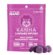 Kanha | Nano Passionfruit Paradise | Gummies | 100mg