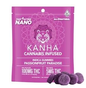 KANHA - Kanha | Nano Passionfruit Paradise | Gummies | 100mg