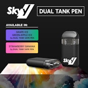Skyy | 2g Disposable - DUAL Tank | Strawberry (1g) & Banana (1g) | 2g