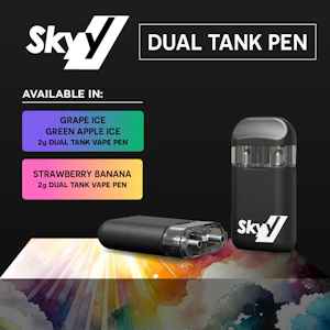 Skyy - Skyy | 2g Disposable - DUAL Tank | Strawberry (1g) & Banana (1g) | 2g