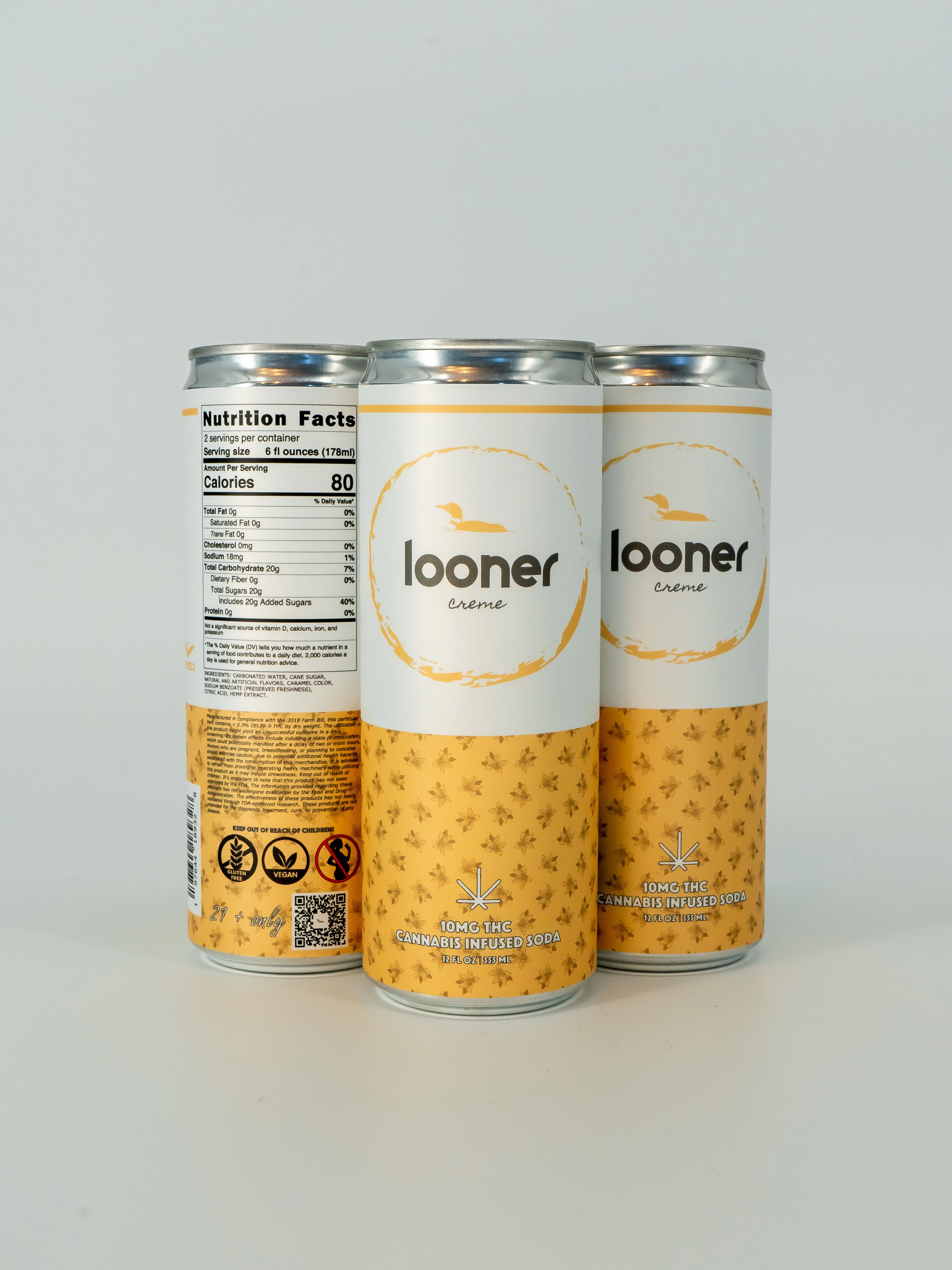 LOONER - Looner | Creme THC Soda | 10mg THC Main Image
