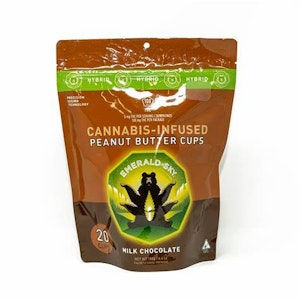 Emerald Sky - Chocolate Peanut Butter Cups (10ct) - 100mg - Emerald Sky