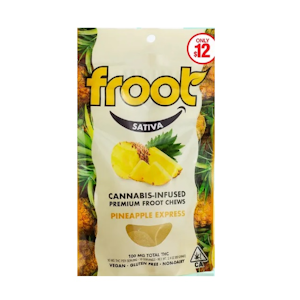 Froot - Froot Gummies 100mg Pineapple 