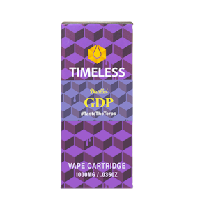 TIMELESS VAPES - TIMELESS - GRAND DADDY PURPLE 1 GRAM VAPE CART