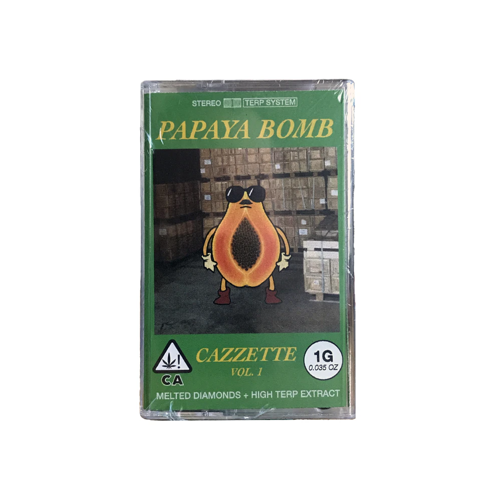 CAZZETTE - DISPOSABLE - PAPAYA BOMB 1G - CAZZETTE Main Image