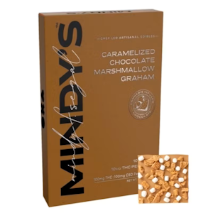 MINDY'S - Mindy's | Chocolates | Caramelized Chocolate Marshmallow Graham Bar 1:1 THC:CBD | 100mg
