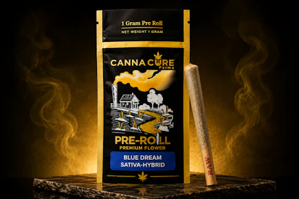 Canna Cure | 1g Pre-roll | Blue Dream | Sativa-Hybrid 