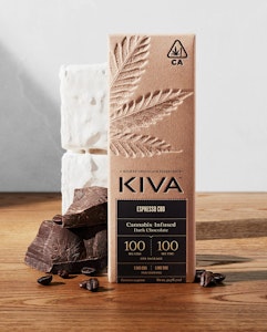 Kiva - Kiva Bar Dark Chocolate Espresso 1:1 100mg