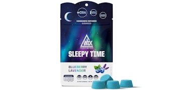 ABX - Blueberry Lavender 2:1 THC:CBN Sleepy Time Solventless Gummies - 150mg