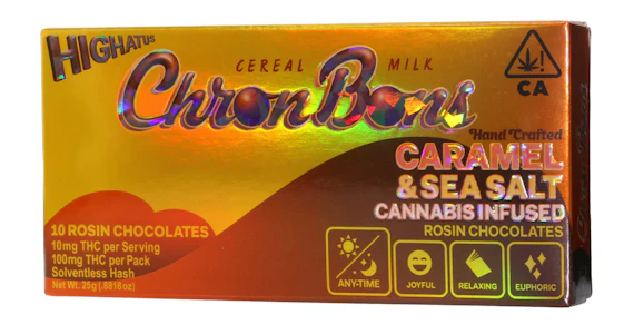 HIGHATUS - Highatus - Caramel & Sea Salt ChronBons Rosin Chocolate - 100mg