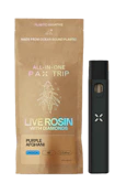 Purple Afghani - 1g Live Rosin with Diamonds AIO Vape
