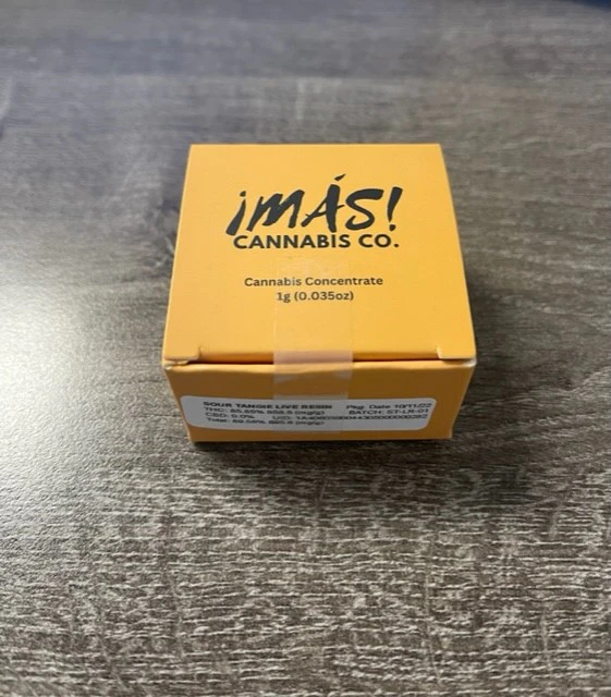 Mas - Mas - Sour Tangie - 1g Live Resin Main Image