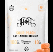 [Heavy Hitters] NANO Gummies - 100mg - Sour Peach (S)