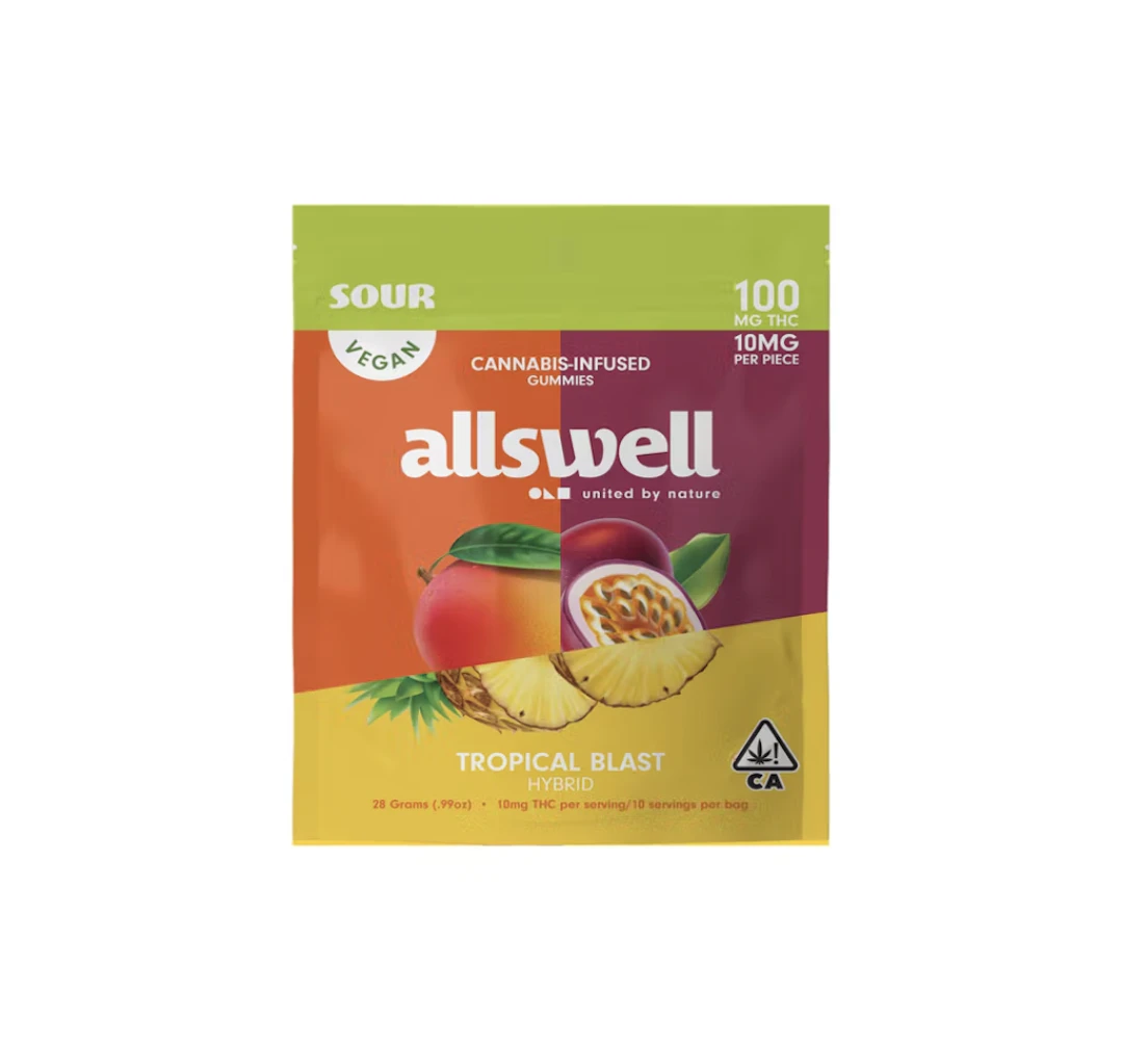 Allswell - Allswell - Edible - Gummies - Tropical Blast - 100mg Main Image