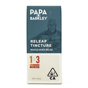 PAPA & BARKLEY - PAPA & BARKLEY: THC TINCTURE  (1CBD:3THC) 15ML