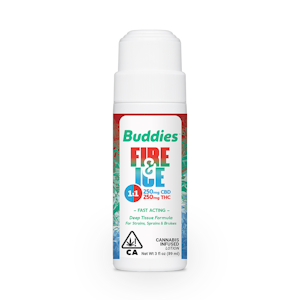 Buddies - Buddies Fire and Ice 1:1 40mg Muscle Rub - THC:CBD