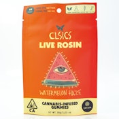 Watermelon Haze 100mg 10 Pack Live Rosin Gummies - CLSICS