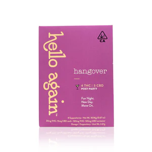 HELLO AGAIN - HELLO AGAIN - Topical - Hangover - 4:3 THC:CBD - 8-Pack - 160MG